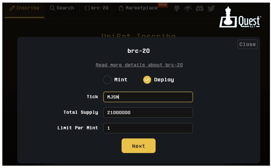 BRC-20 Tokens are an Experimental Token